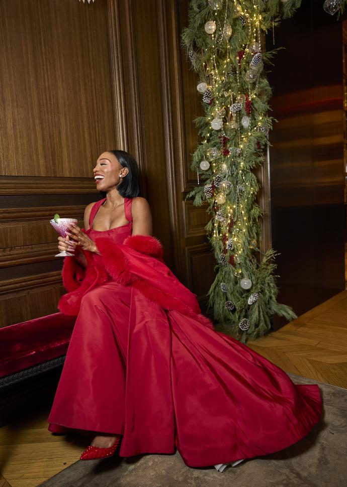 Festive Red Dress